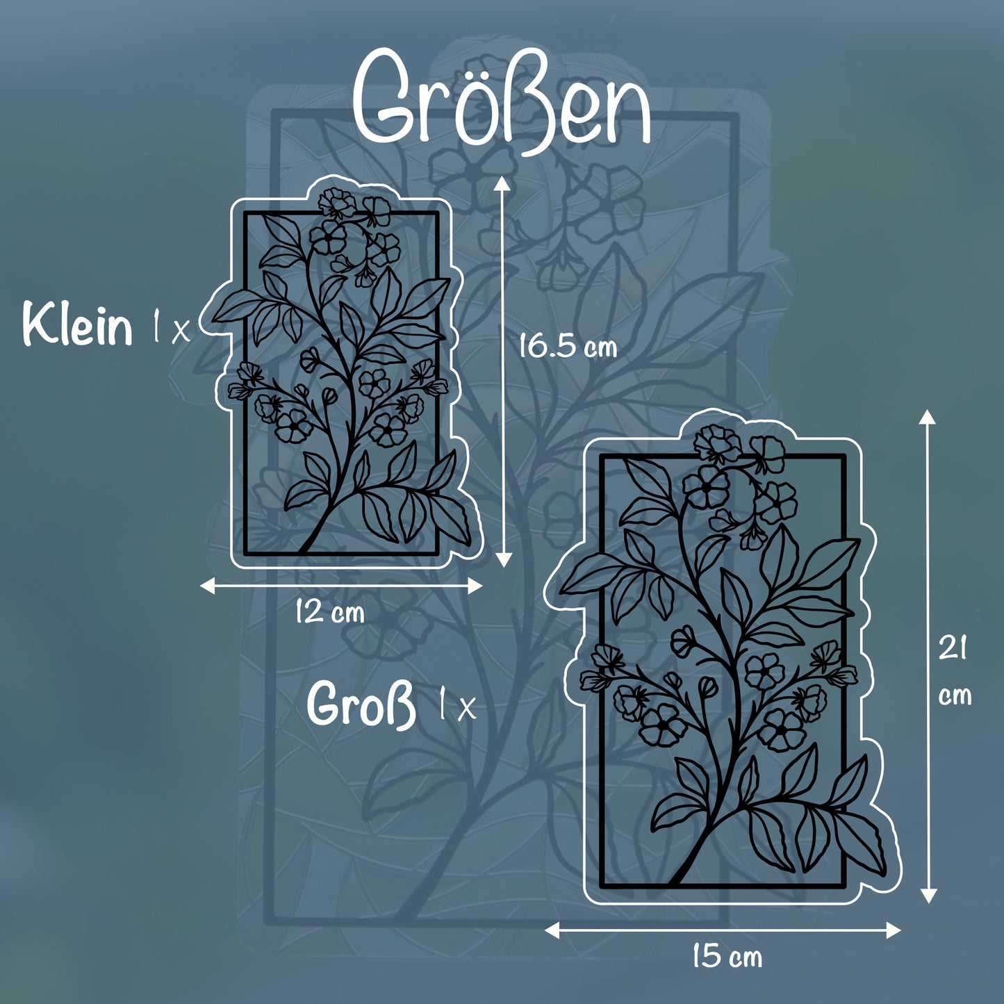 Blütenzweig | Statischer Sonnenfänger - Intricat