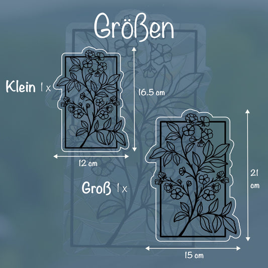Blütenzweig | Statischer Sonnenfänger - Intricat