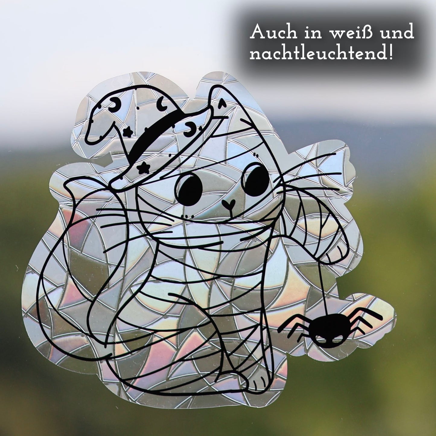 Mumienkatze | Statischer Sonnenfänger - Intricat