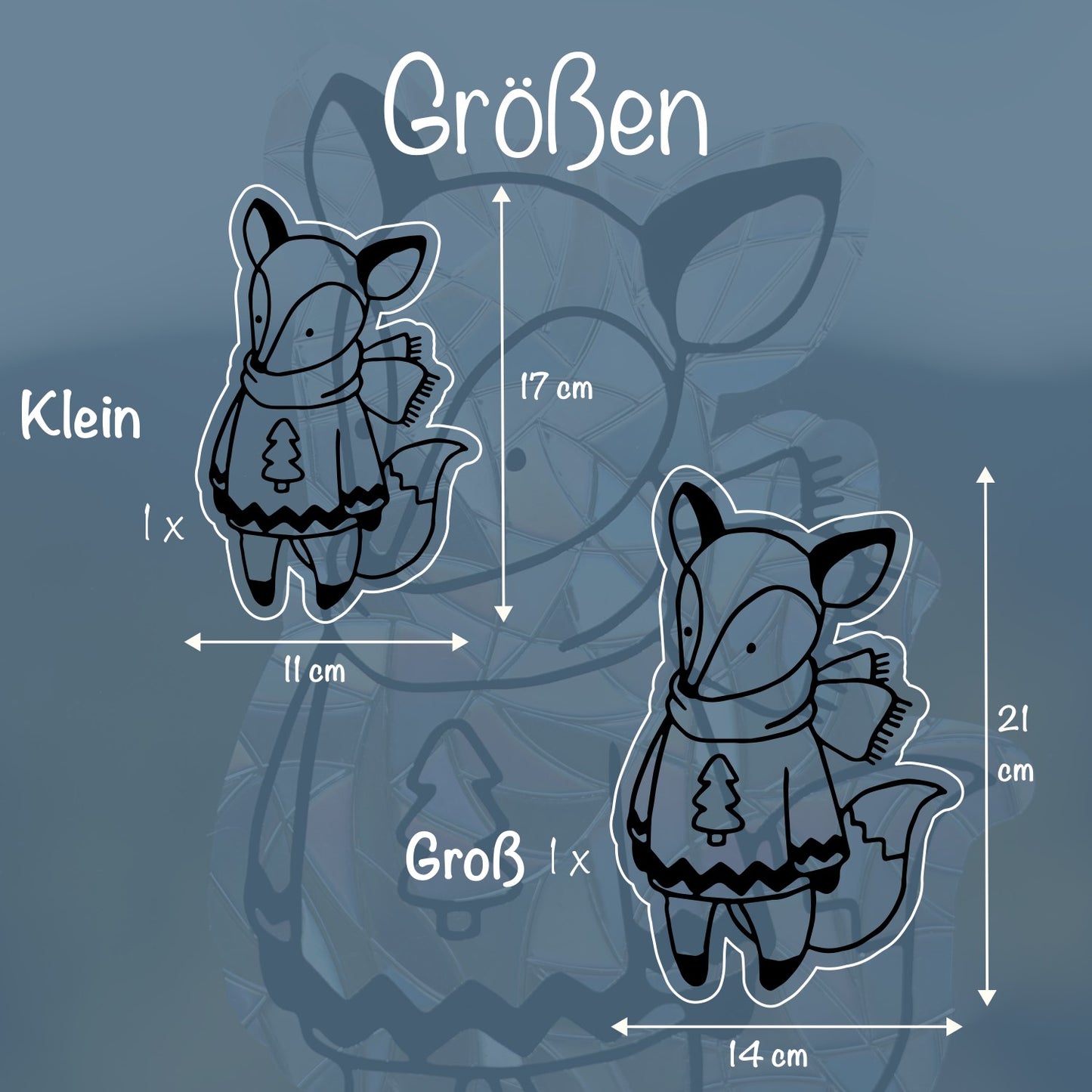 Winterfuchs | Statische Sonnenfänger - Intricat