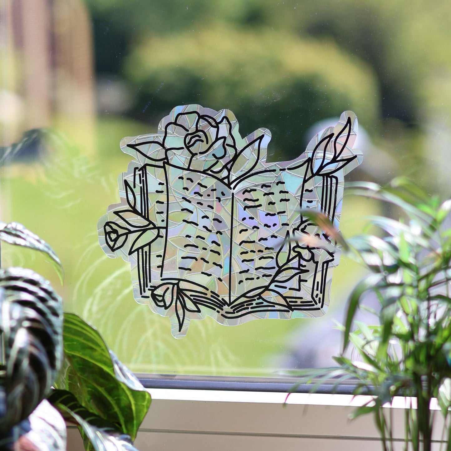 Buch mit Blumen