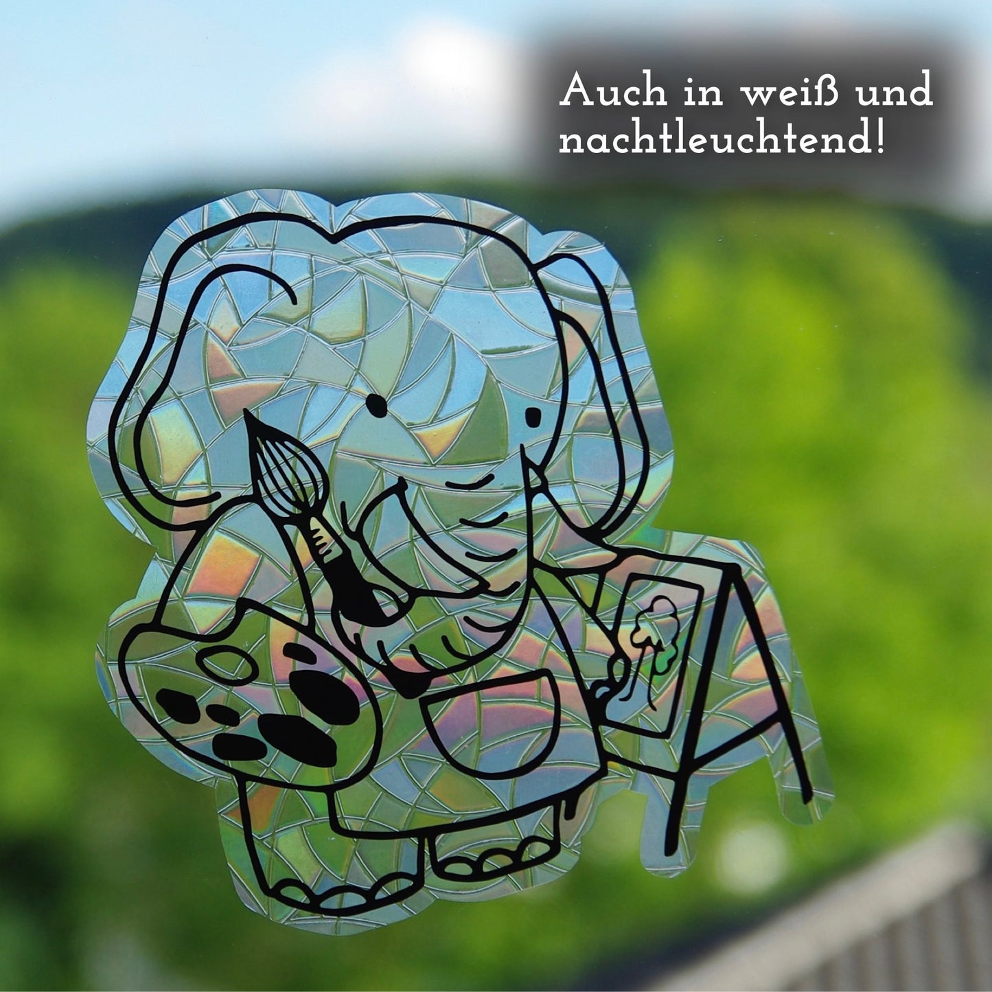 Elefant | Statischer Sonnenfänger - Intricat