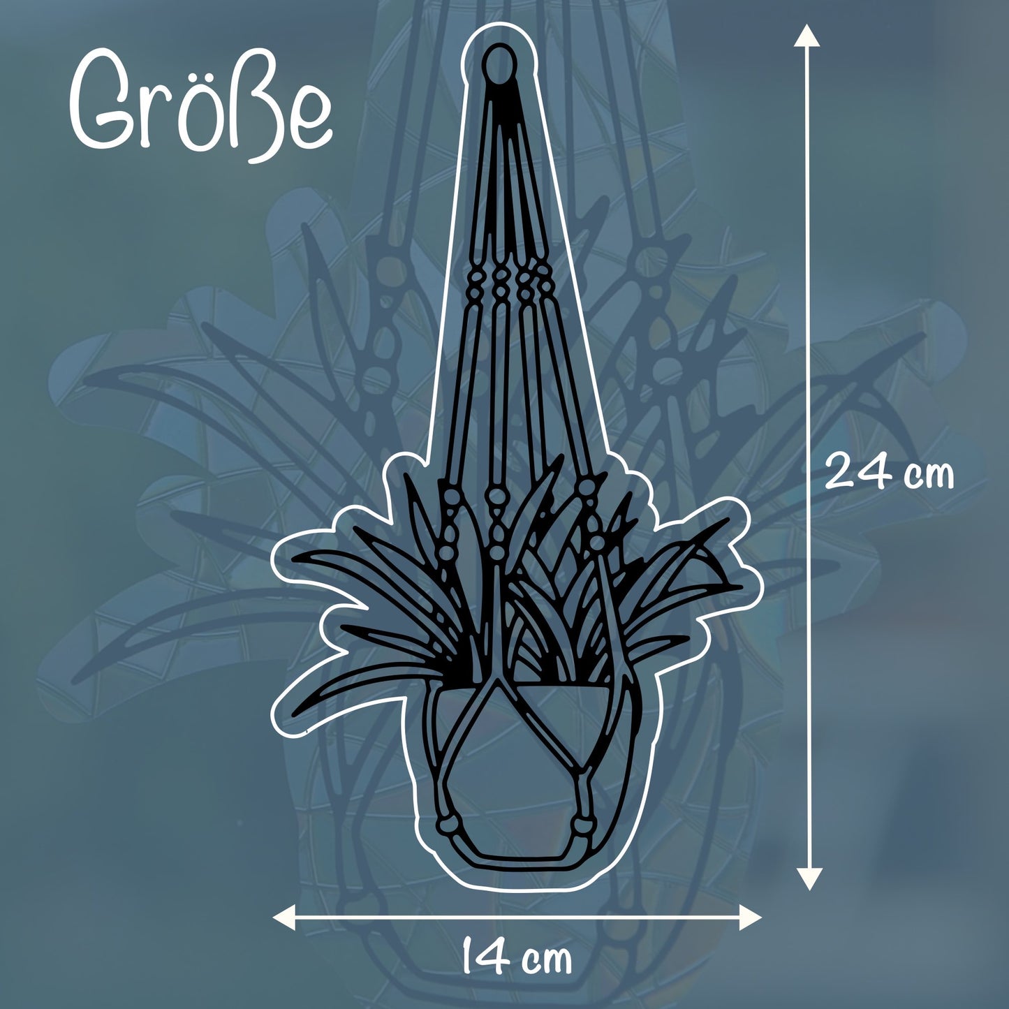 Hängepflanze | Statischer Sonnenfänger - Intricat