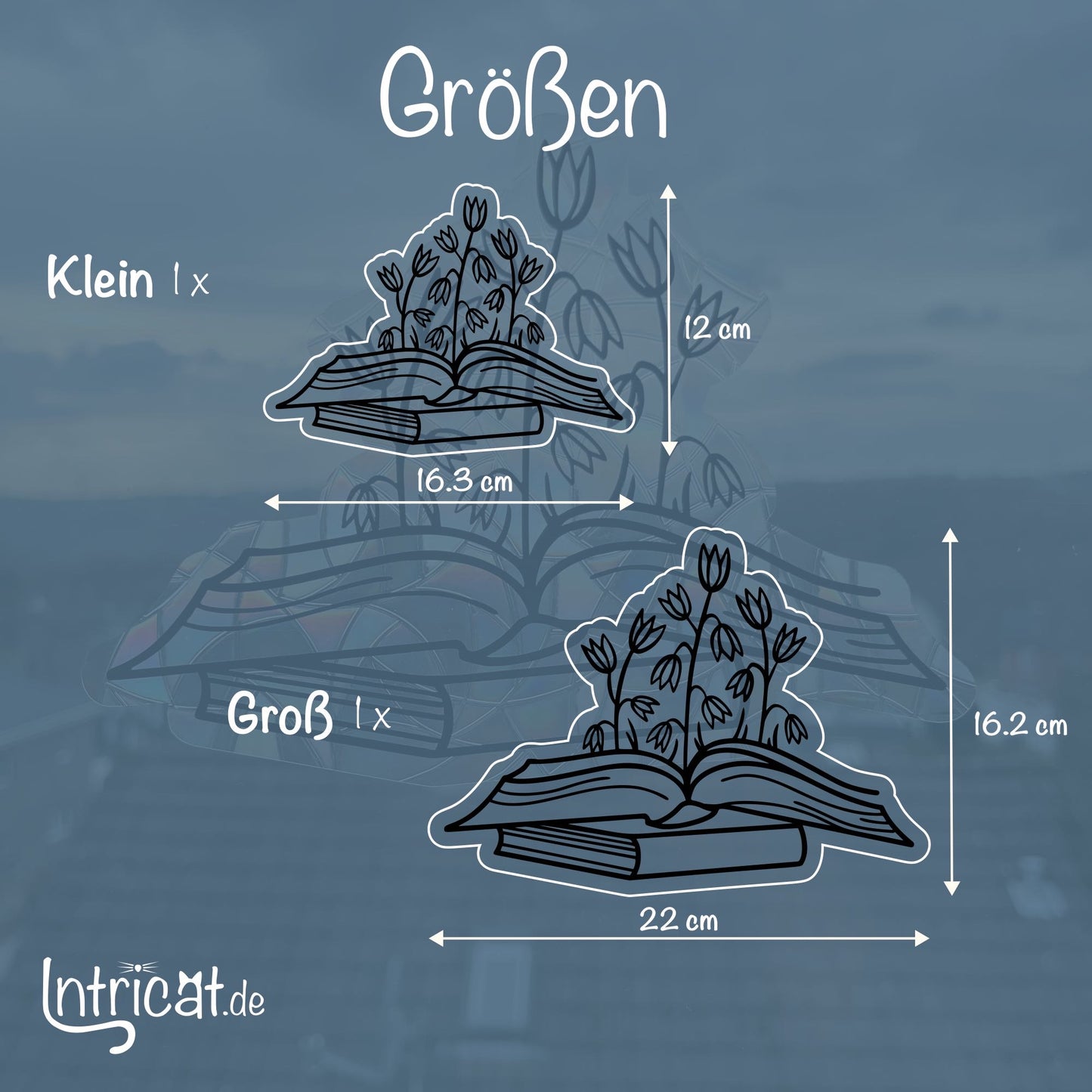 Blumenbuch | Statischer Sonnenfänger - Intricat