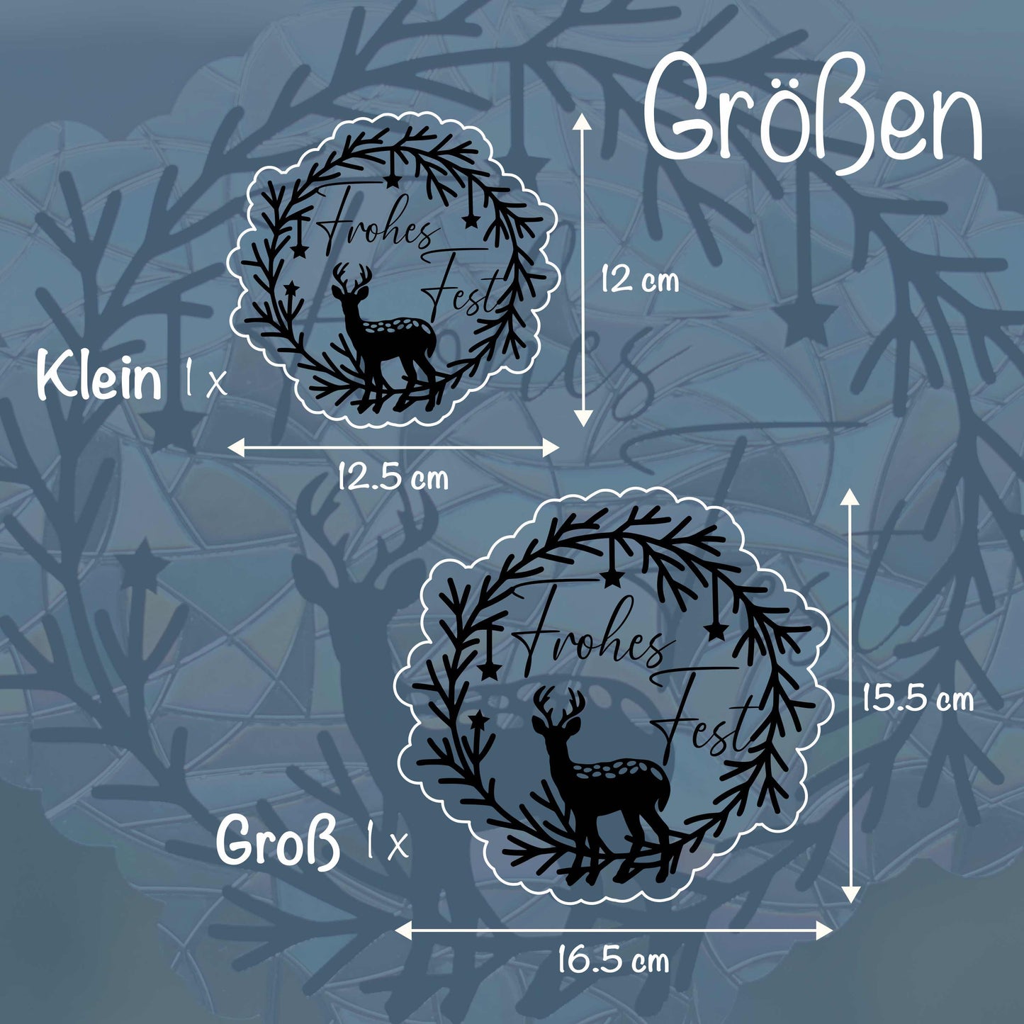 Winterkranz | Statischer Sonnenfänger - Intricat