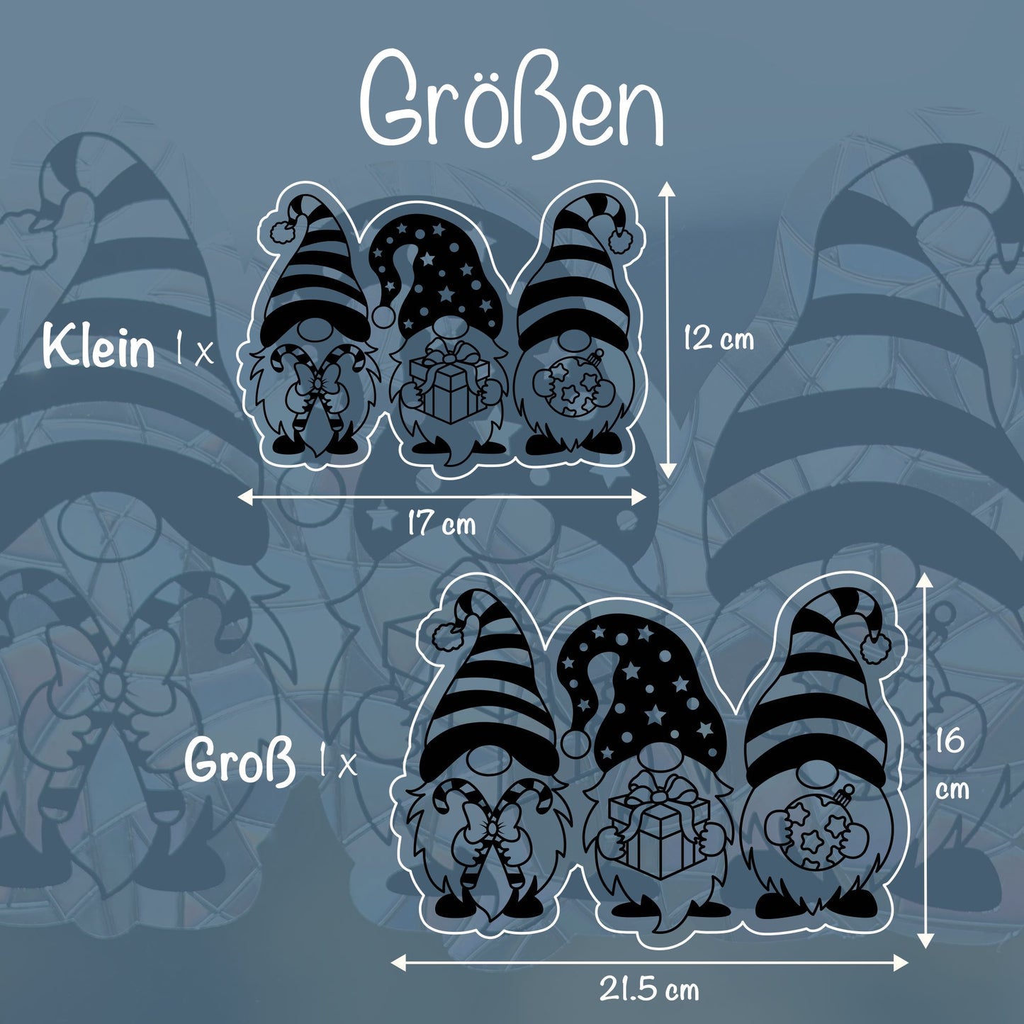 Wichteltrio | Statische Sonnenfänger - Intricat