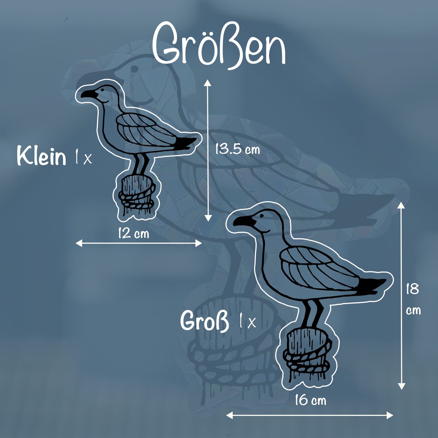 Möve | Statischer Sonnenfänger - Intricat