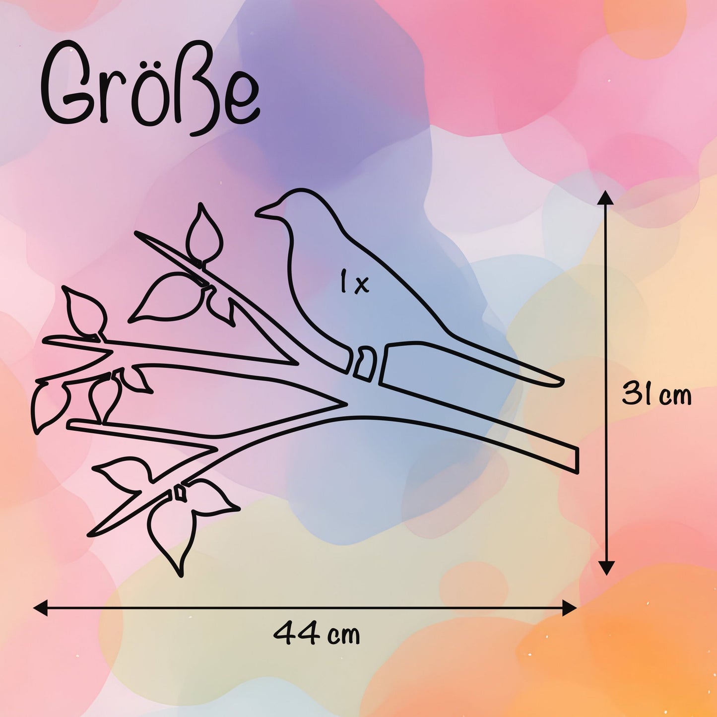 Vogelparadies | XL Suncatcher