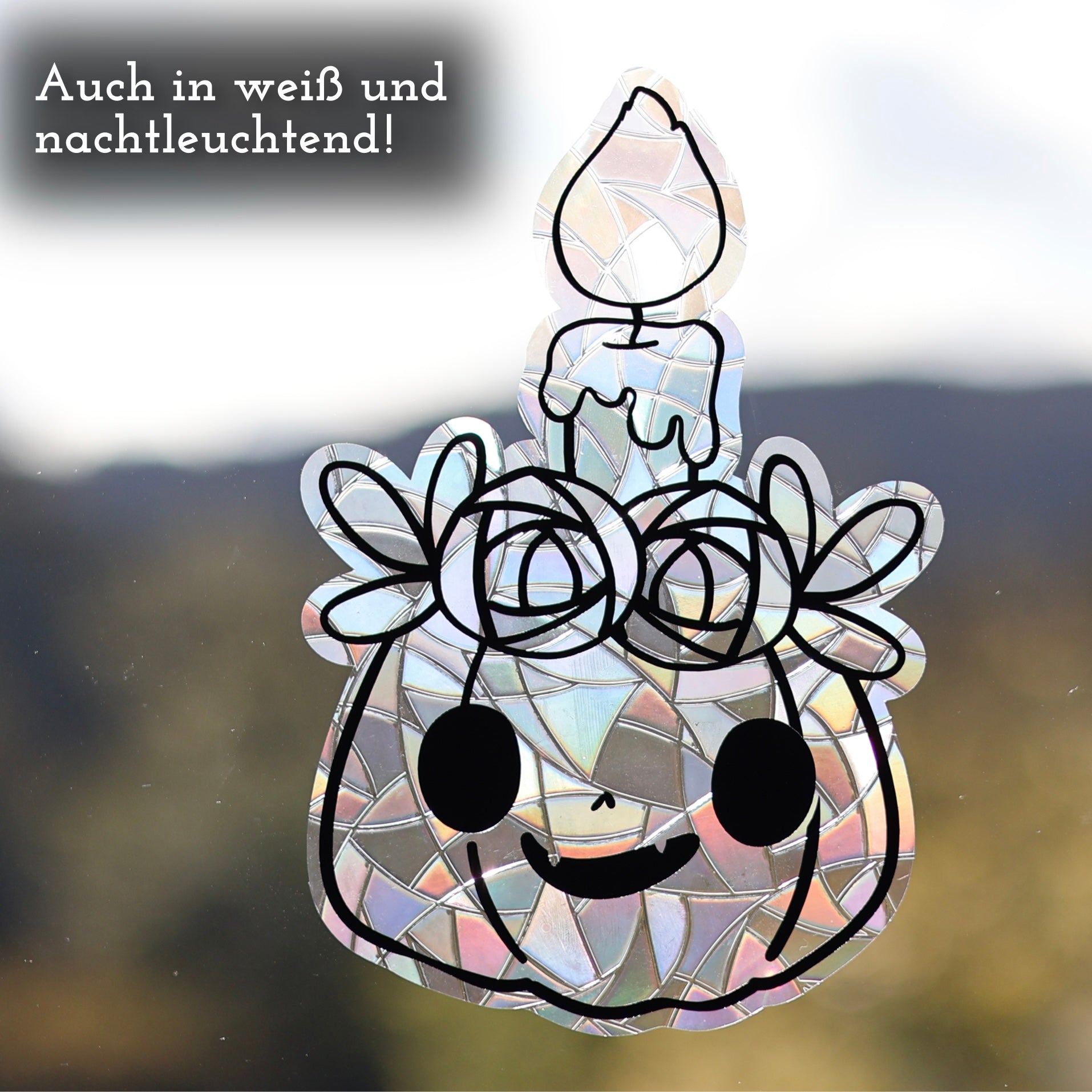 Kerzenkürbis | Statischer Sonnenfänger - Intricat