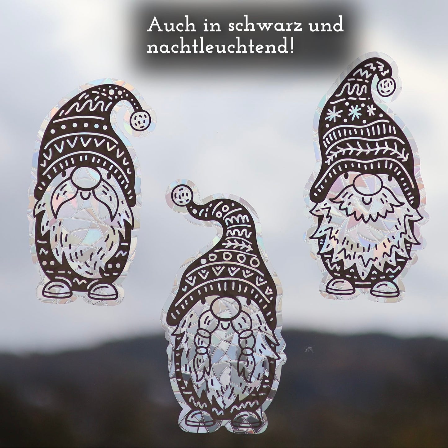 Wichtel mit Stil | Statische Sonnenfänger - Intricat