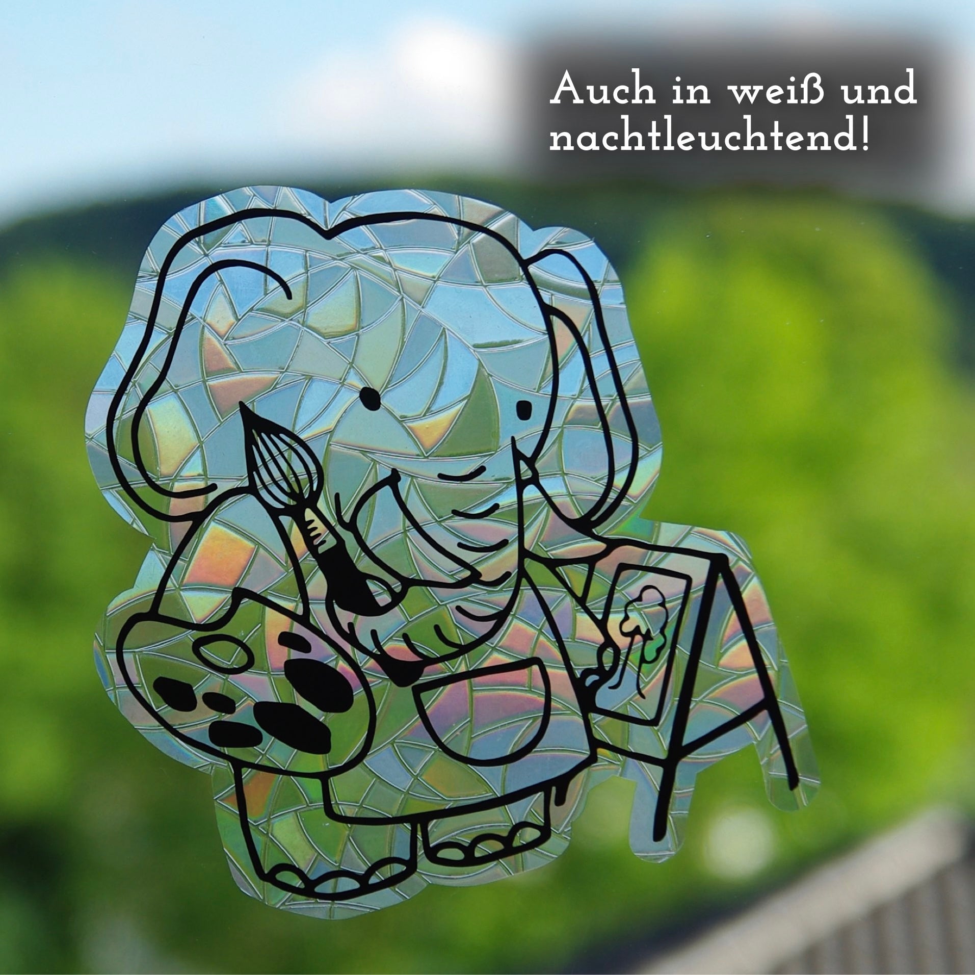 Elefant | Statischer Sonnenfänger - Intricat