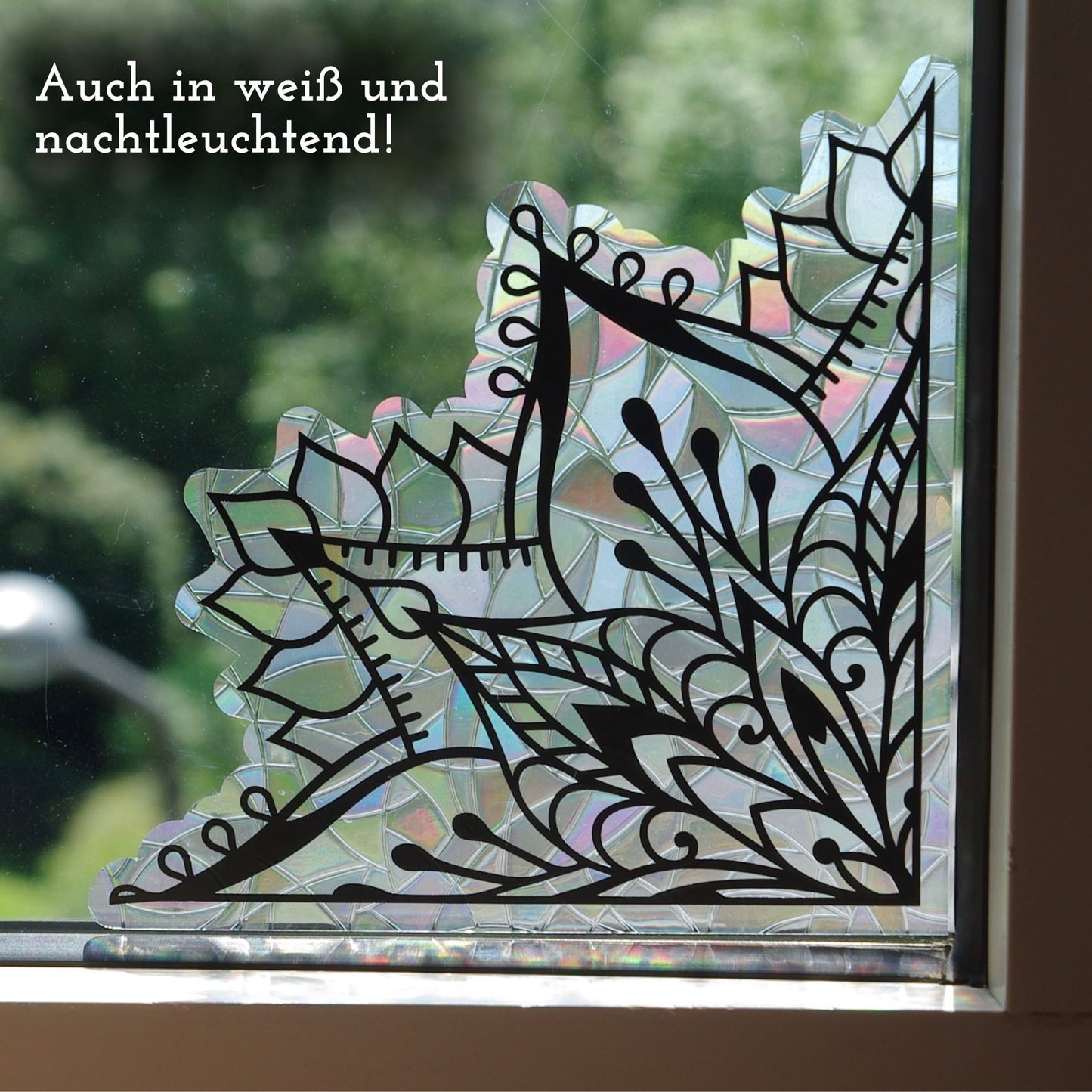 Mandala | Statischer Eck-Sonnenfänger - Intricat