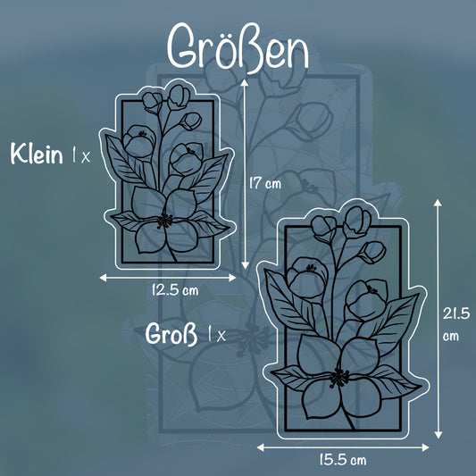 Jasminzweig | Statischer Sonnenfänger - Intricat