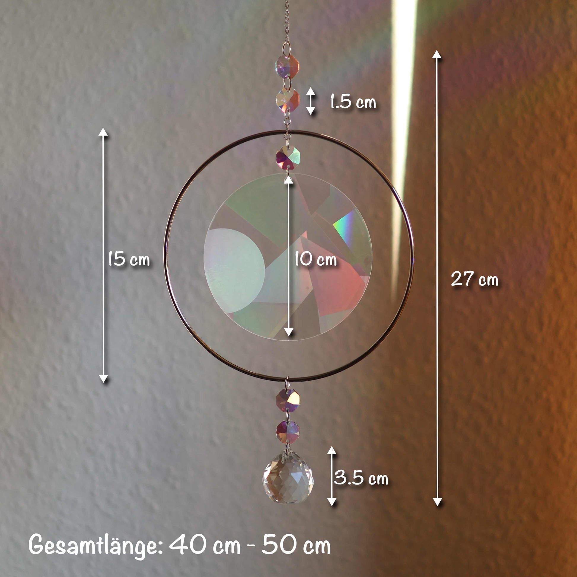 Rundes Glück | Hängender Sonnenfänger - Intricat