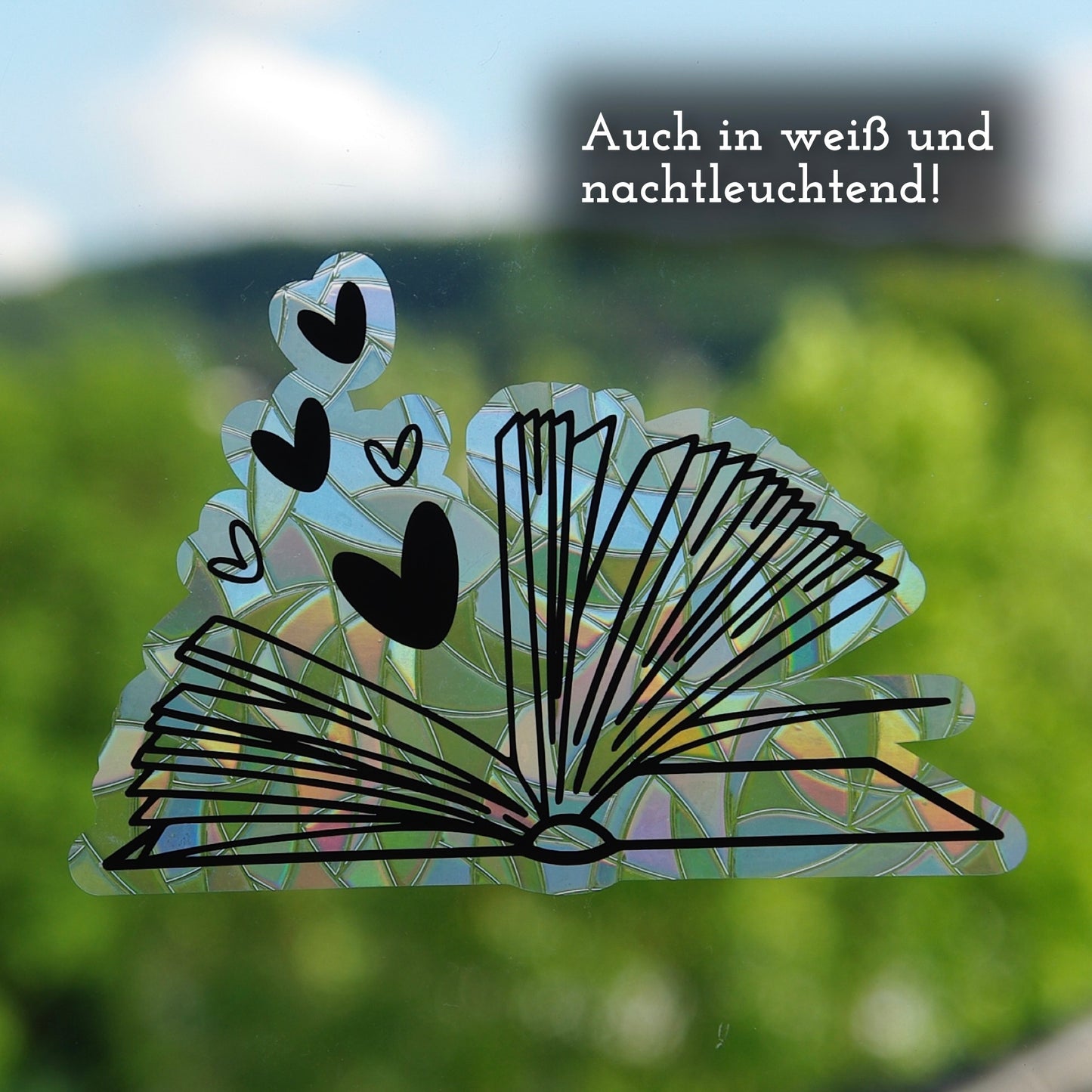 Bücherliebe | Statischer Sonnenfänger - Intricat