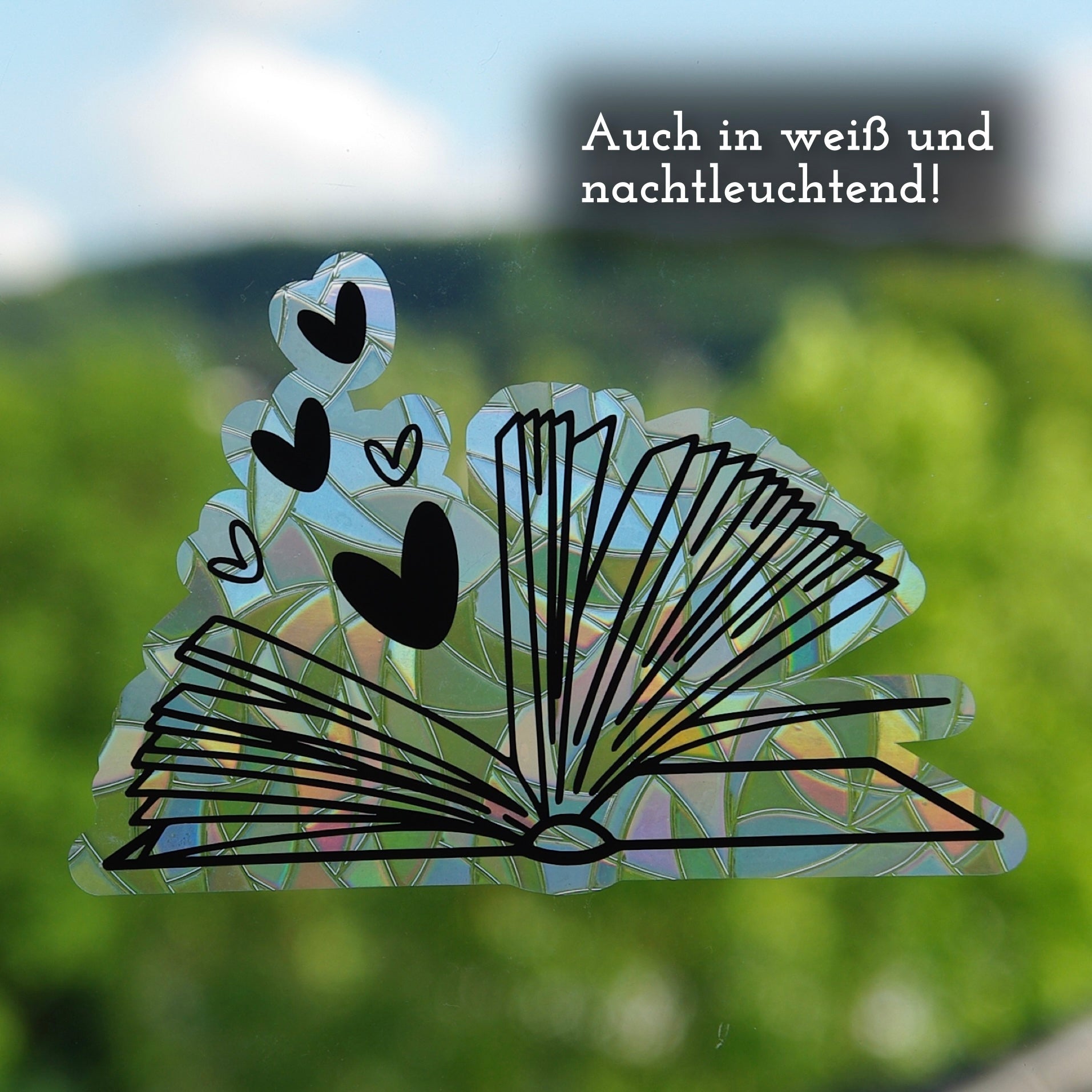 Bücherliebe | Statischer Sonnenfänger - Intricat